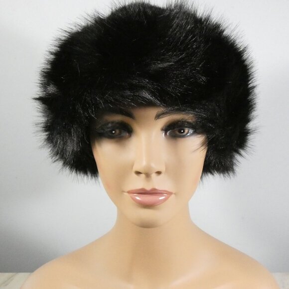 Elegant! Fabuloubs Fashionable Faux Fur Black Warm Hat main image 14